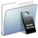 Graphite Stripped Folder Do Not Disturb Icon 128x128 png